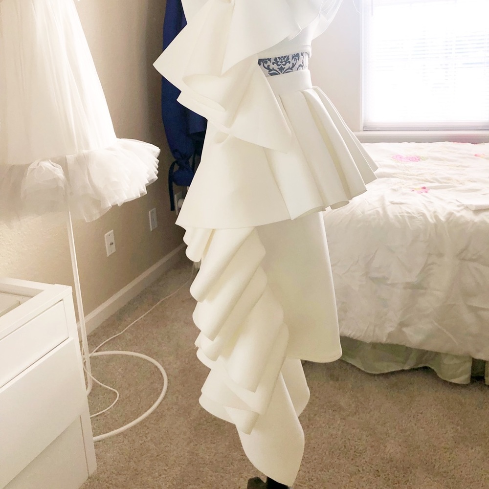 Ruffle midi skirt coordinate - Picture 4 of 6